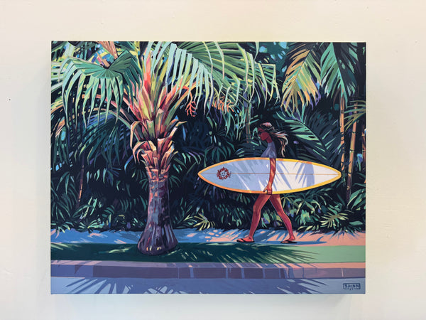 "Coconut Street" Canvas Print