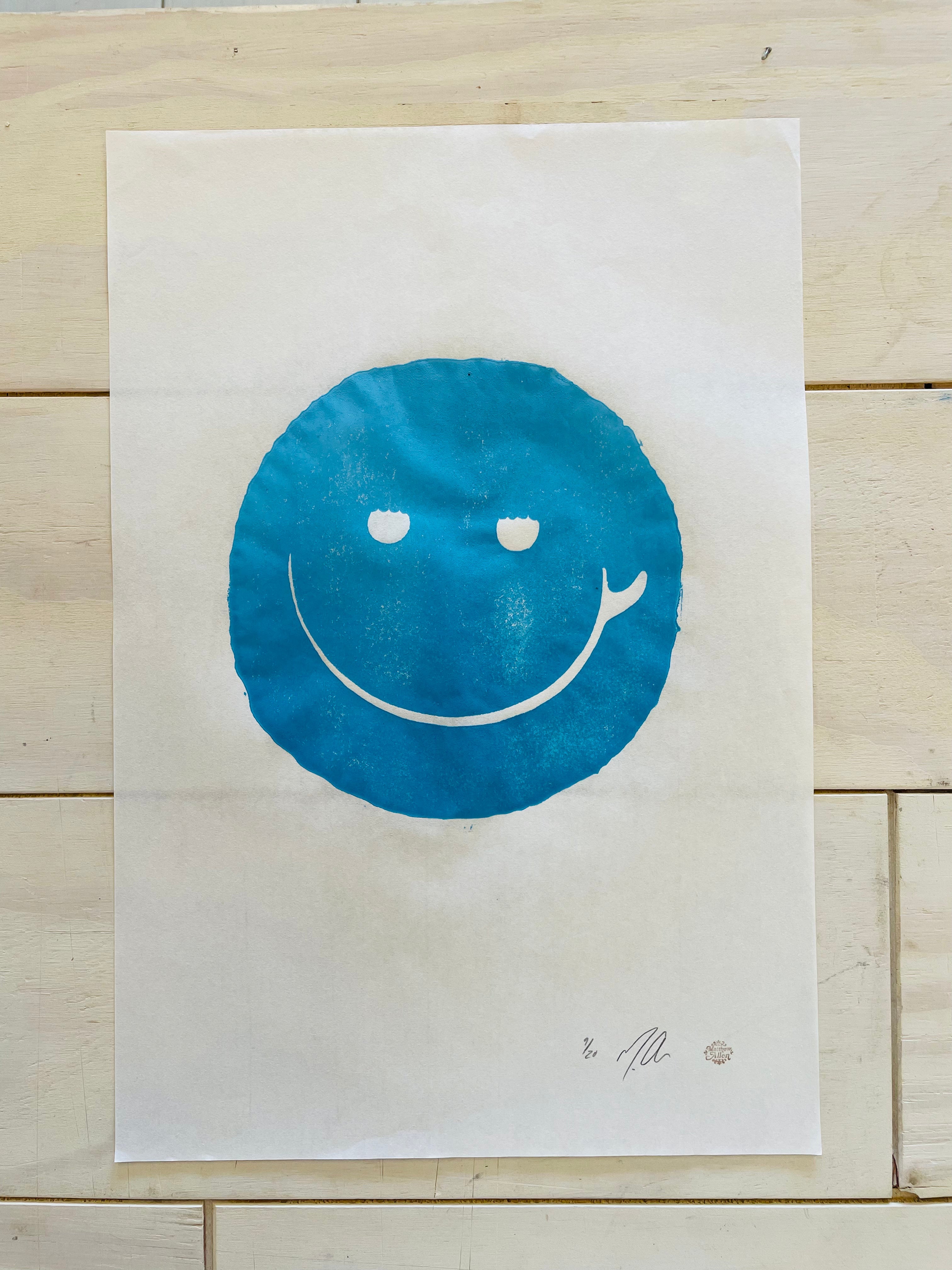 Surf Smile Block Print Version Limited Edition 20