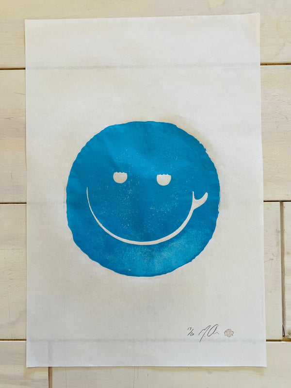 Surf Smile Block Print Version Limited Edition 20