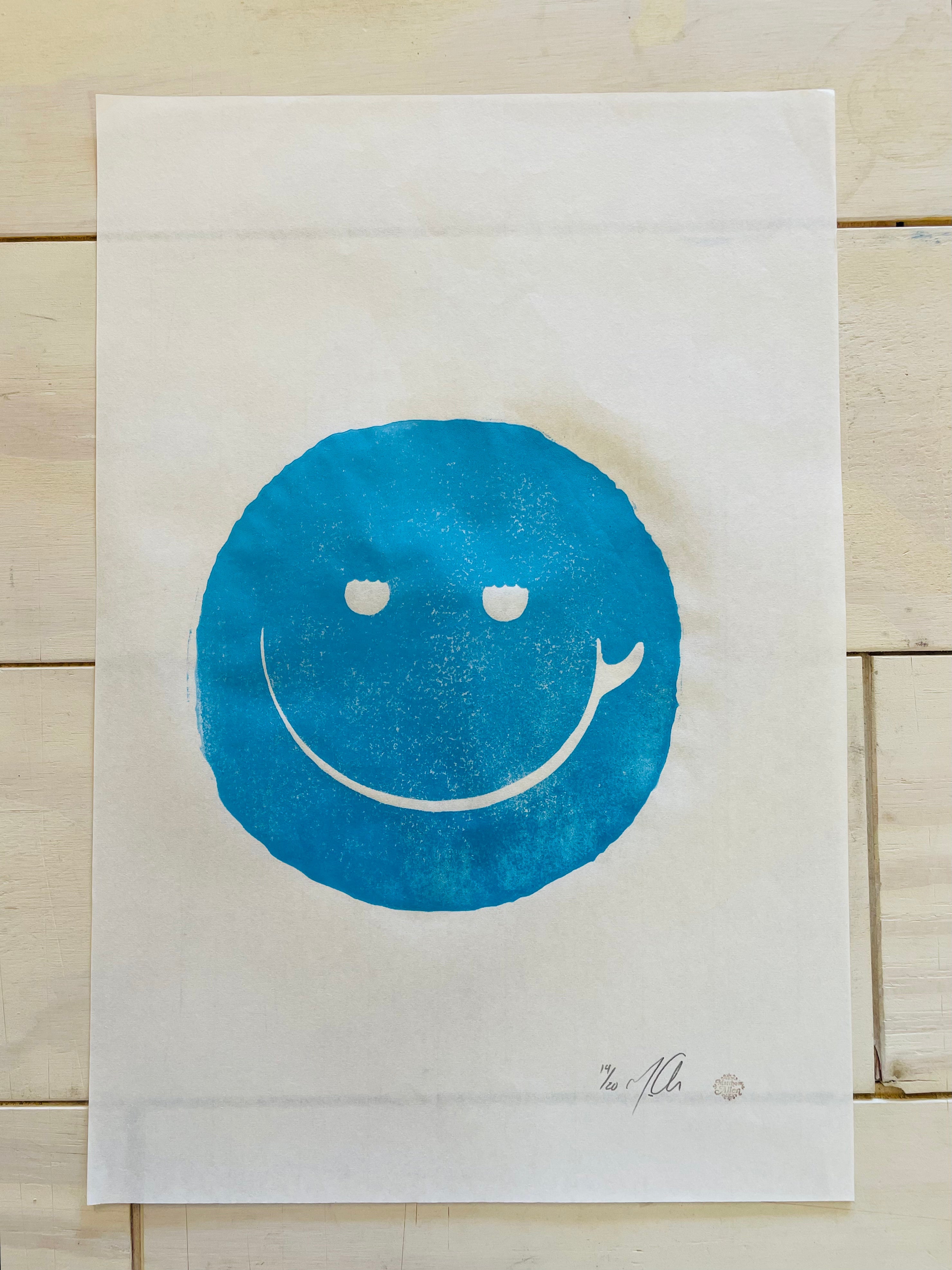 Surf Smile Block Print Version Limited Edition 20