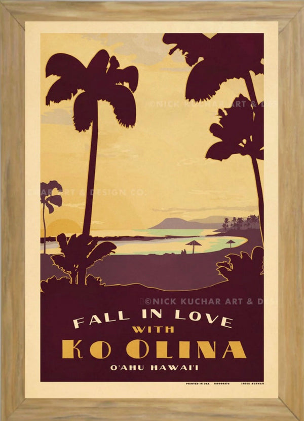 Fall In Love With Ko Olina -フレーム付き