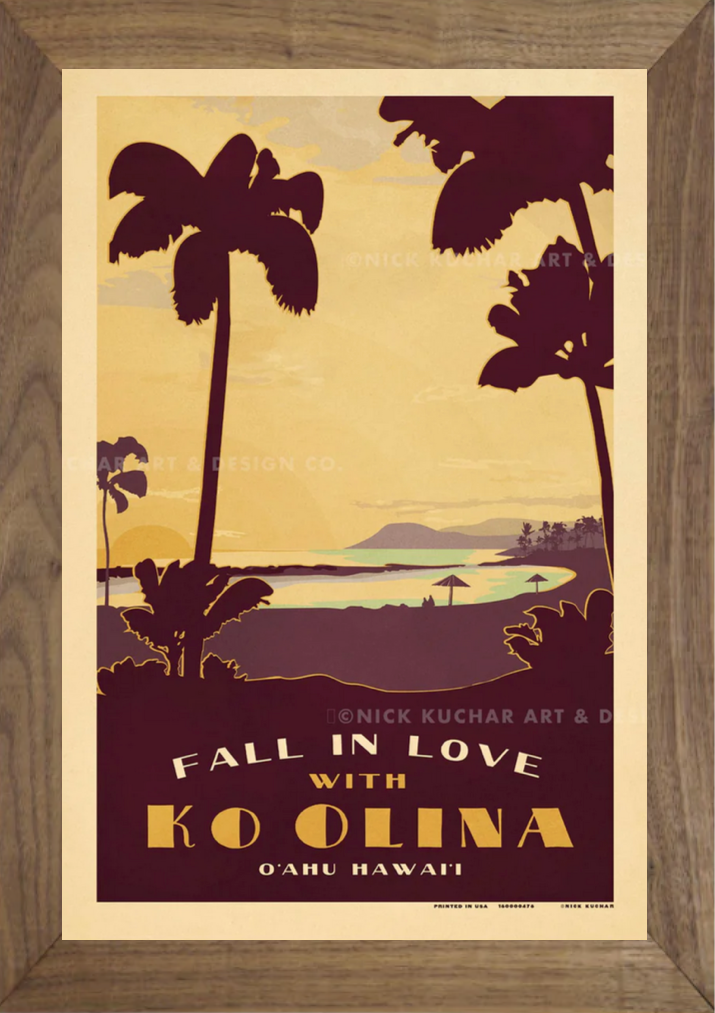 Fall In Love With Ko Olina -フレーム付き