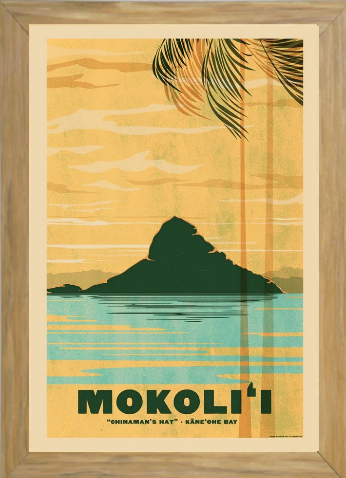 Mokolii, Chinaman's Hat -フレーム付き