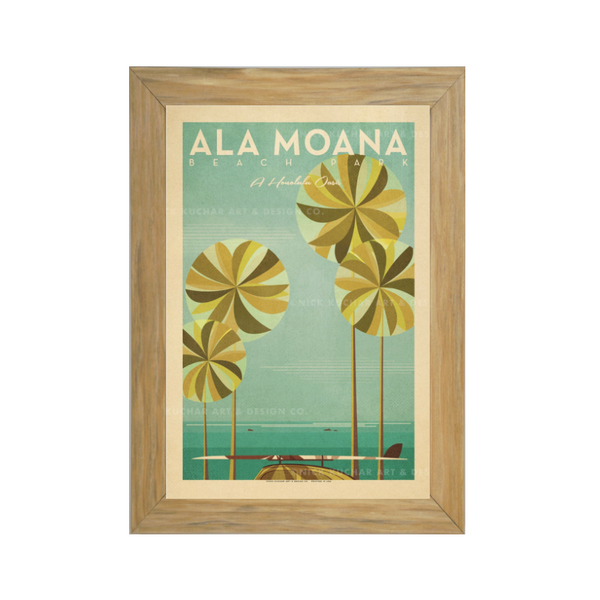 ALA MOANA BEACH PARK -フレーム付き