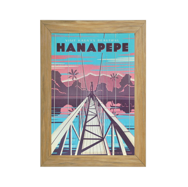 HANAPEPE SWINGING BRIDGE -フレーム付き