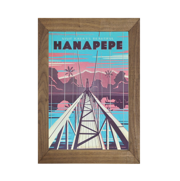 HANAPEPE SWINGING BRIDGE -フレーム付き