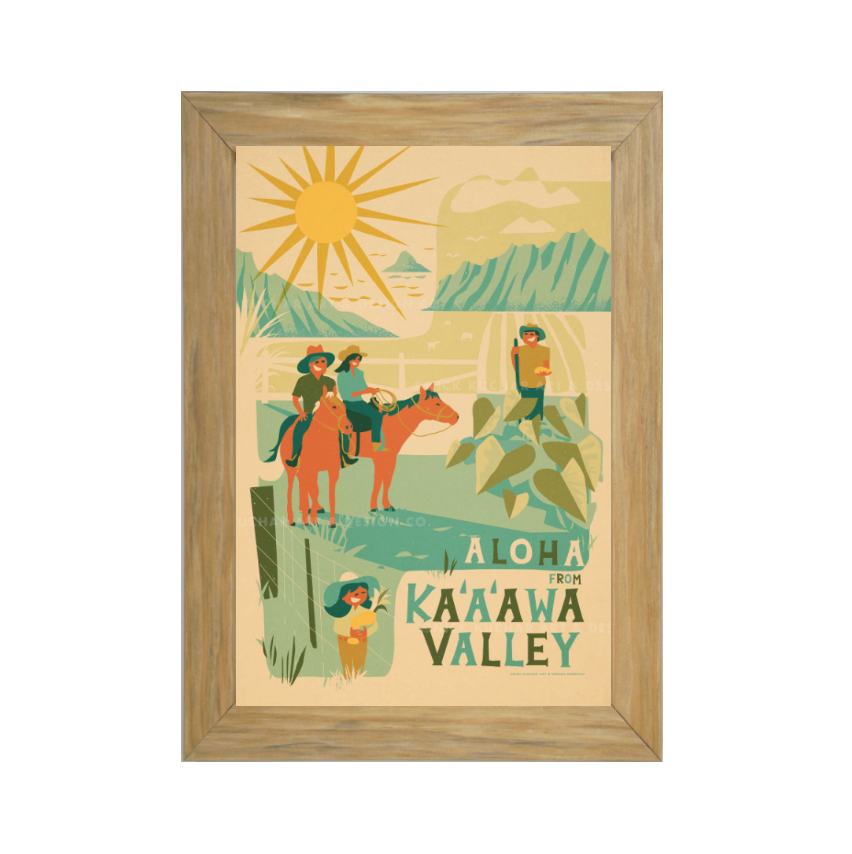 KA'A'AWA VALLEY -フレーム付き