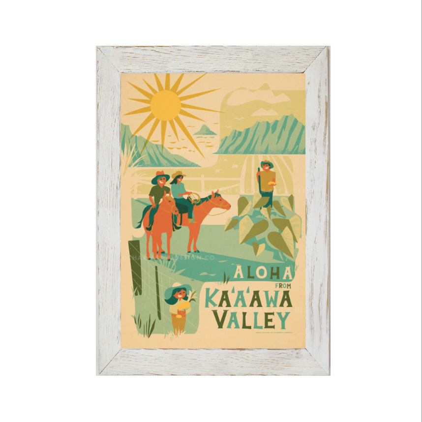 KA'A'AWA VALLEY -フレーム付き