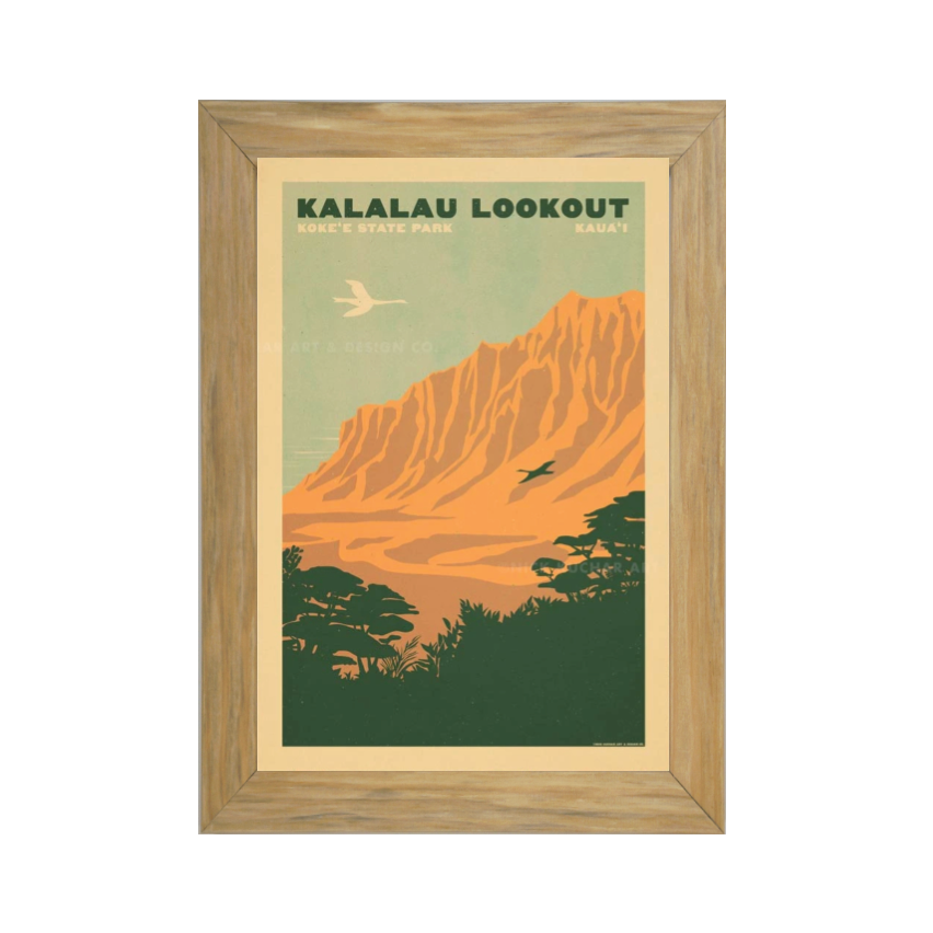 KALALAU LOOKOUT -フレーム付き