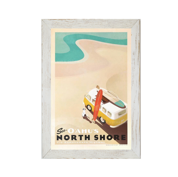 SEE OAHU'S NORTH SHORE -フレーム付き