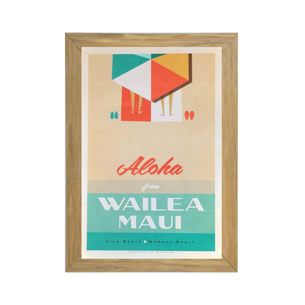 ALOHA FROM WAILEA -フレーム付き